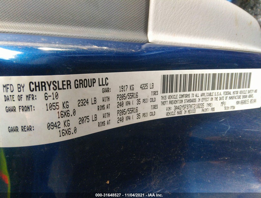 3A4GY5F97AT218235