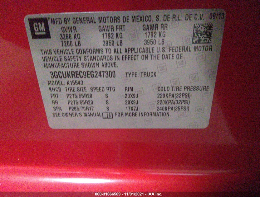 3GCUKREC9EG247300