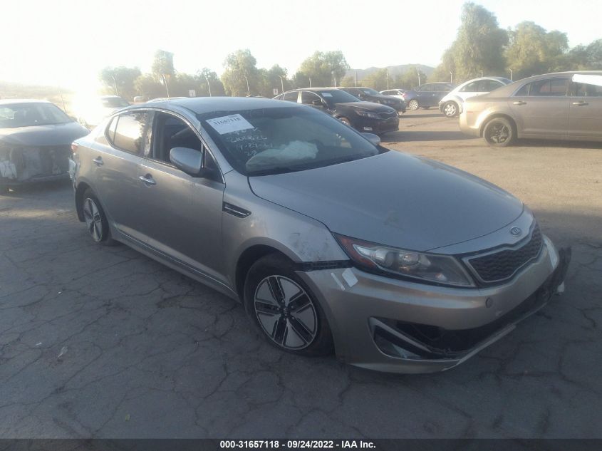 2012 Kia Optima Hybrid Ex VIN: KNAGM4AD7C5010430 Lot: 31657118