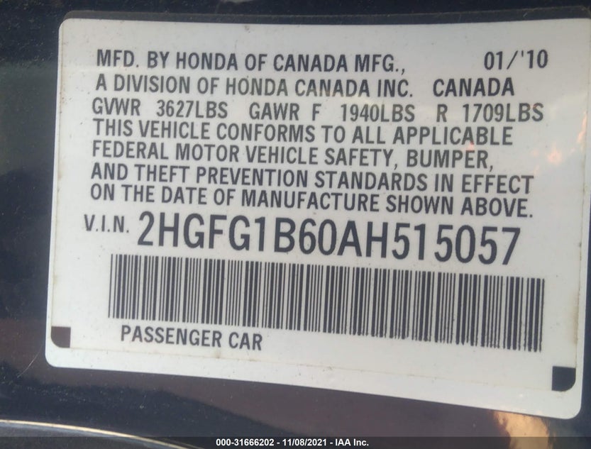 2HGFG1B60AH515057