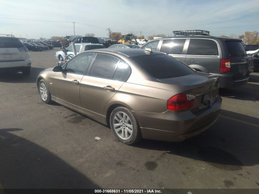 2007 BMW 328I VIN: WBAVA37507NL10522 Lot: 31668631