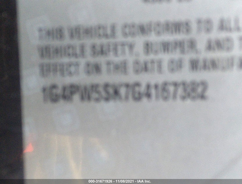 1G4PW5SK7G4167382