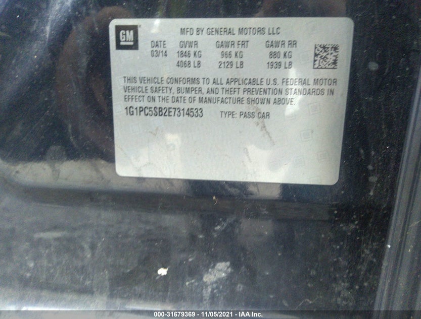 1G1PC5SB2E7314533
