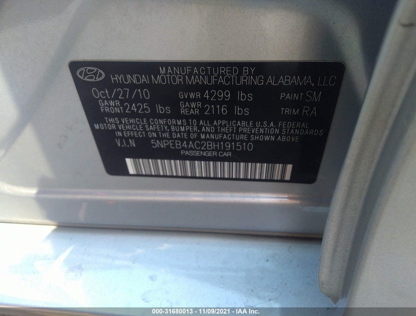 5NPEB4AC2BH191510
