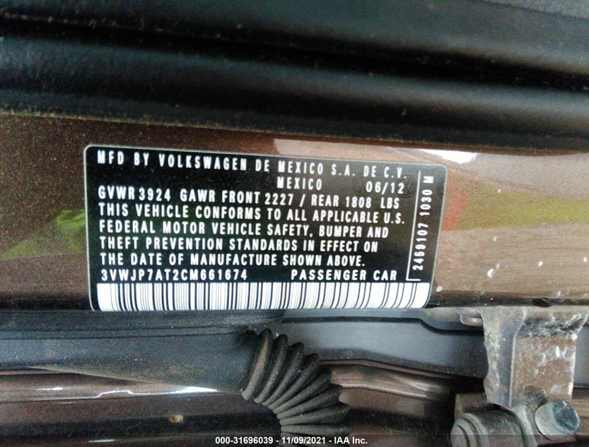 3VWJP7AT2CM661674