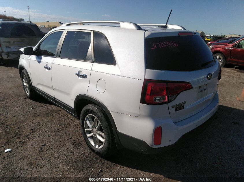 5XYKT4A63FG654634 2015 Kia Sorento Lx