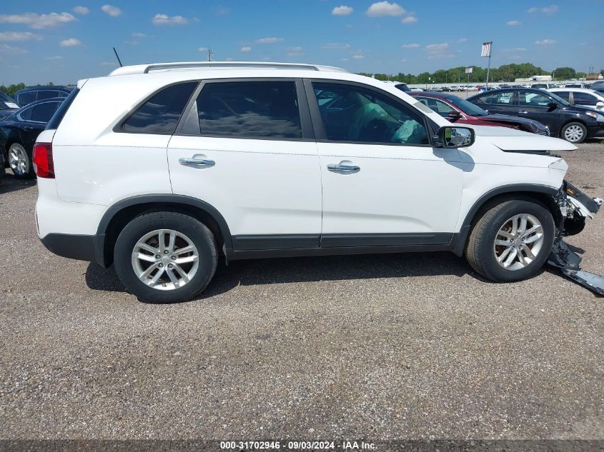 5XYKT4A63FG654634 2015 Kia Sorento Lx