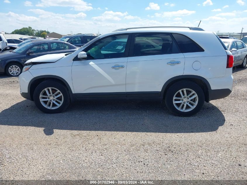 2015 Kia Sorento Lx VIN: 5XYKT4A63FG654634 Lot: 31702946