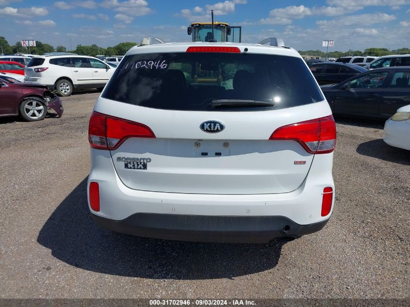 2015 Kia Sorento Lx VIN: 5XYKT4A63FG654634 Lot: 31702946