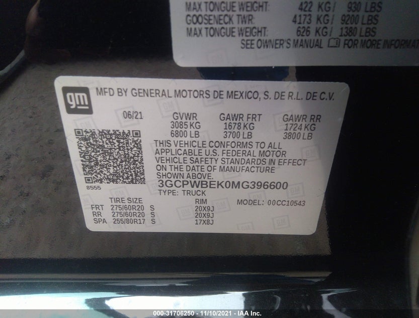 3GCPWBEK0MG396600