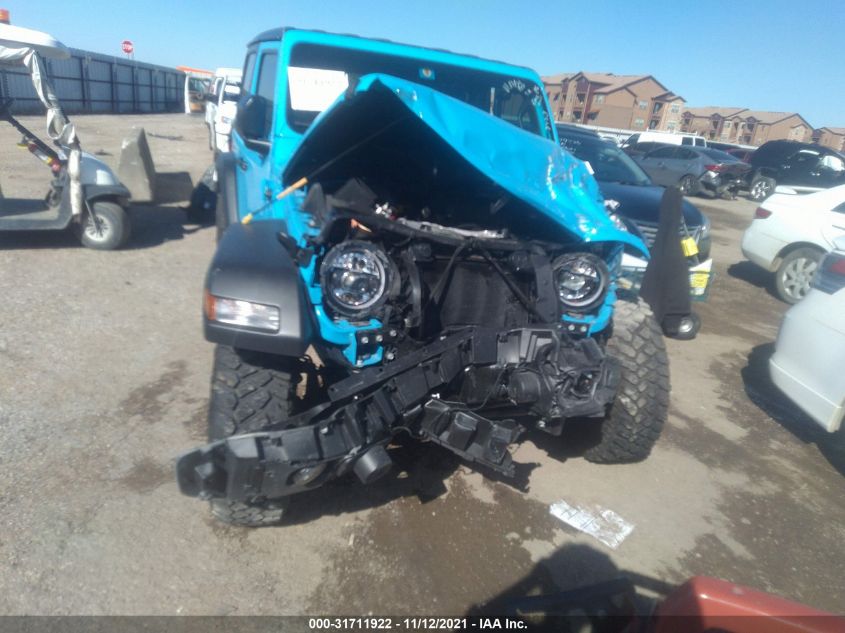 2021 Jeep Wrangler Willys 4X4 VIN: 1C4GJXAN2MW627428 Lot: 31711922