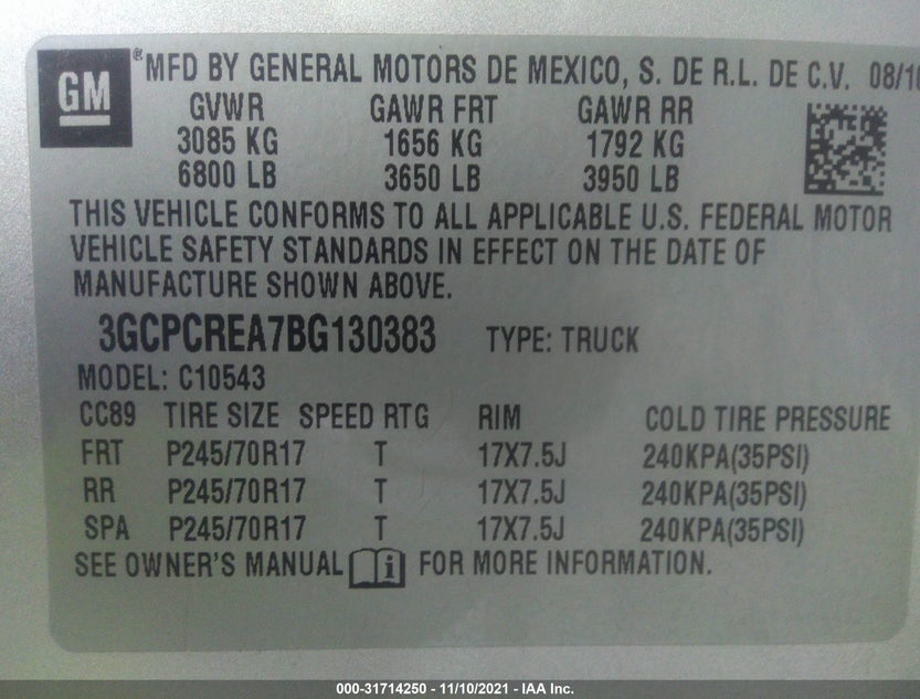 3GCPCREA7BG130383