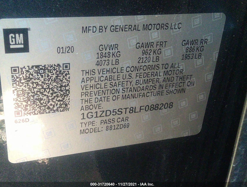 1G1ZD5ST8LF088208