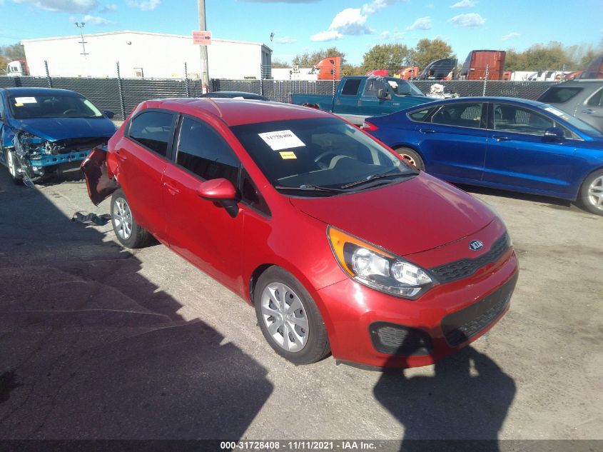 2014 Kia Rio Lx VIN: KNADM5A32E6334009 Lot: 31728408