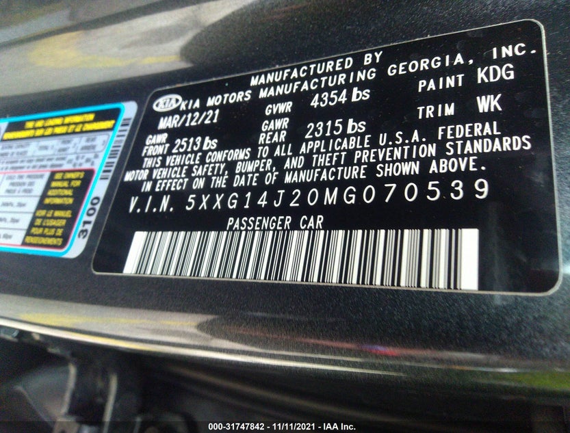 5XXG14J20MG070539