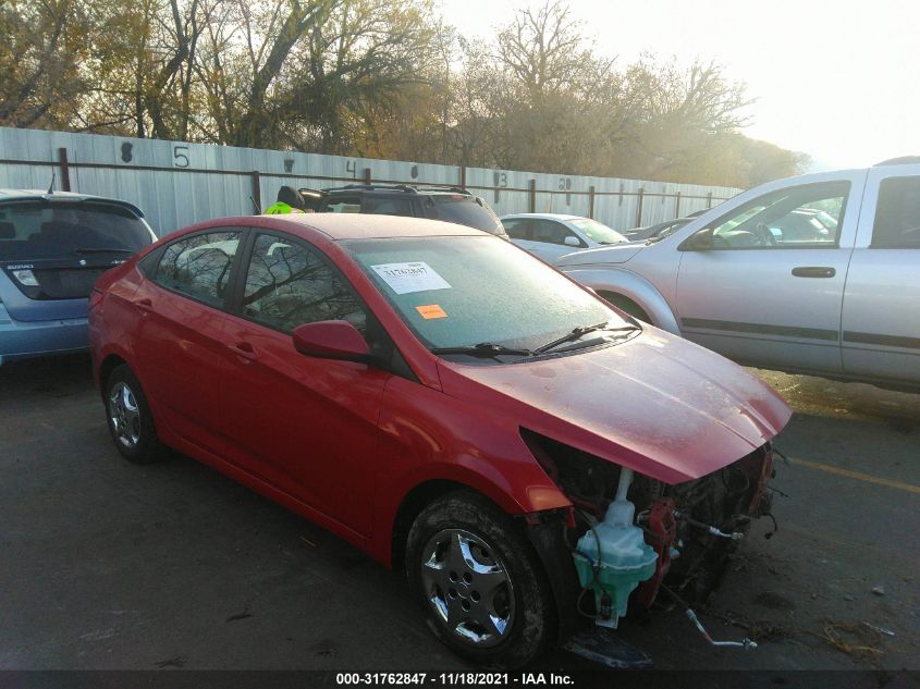 2013 Hyundai Accent Gls VIN: KMHCT4AE8DU556587 Lot: 31762847