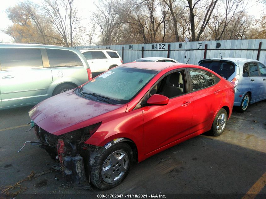 2013 Hyundai Accent Gls VIN: KMHCT4AE8DU556587 Lot: 31762847