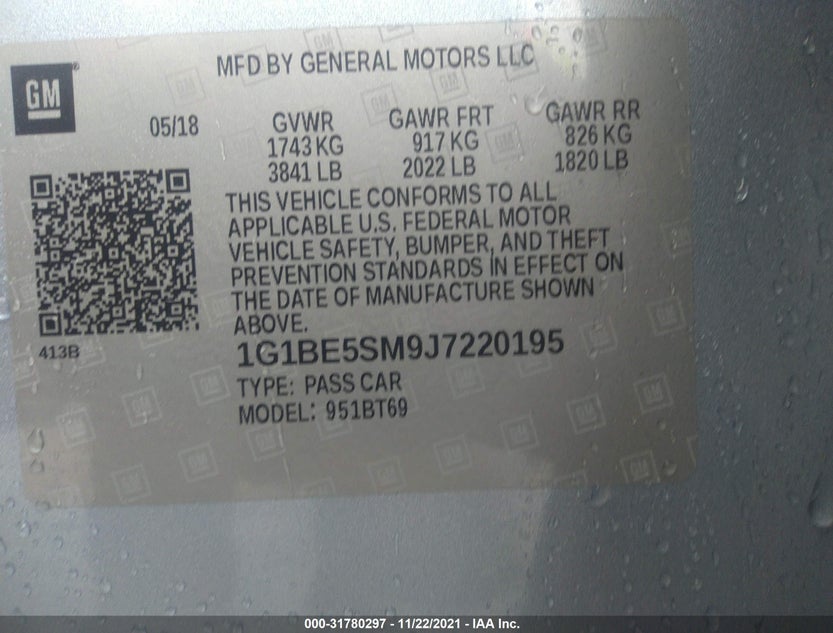 1G1BE5SM9J7220195