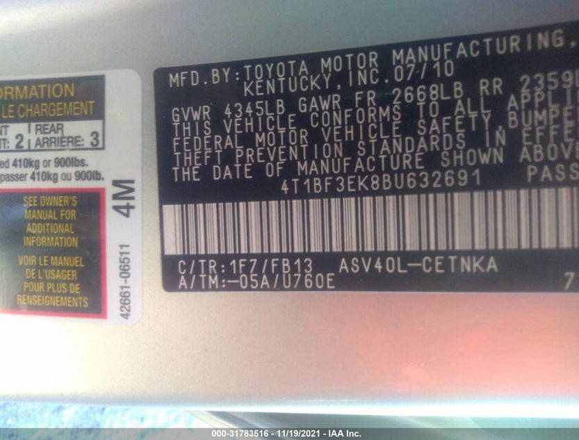 4T1BF3EK8BU632691