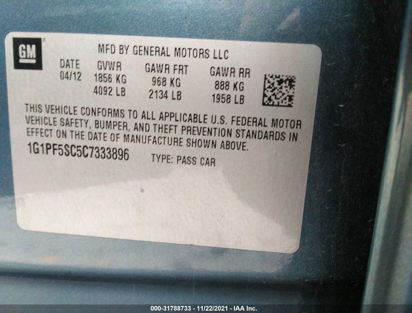 1G1PF5SC5C7333896