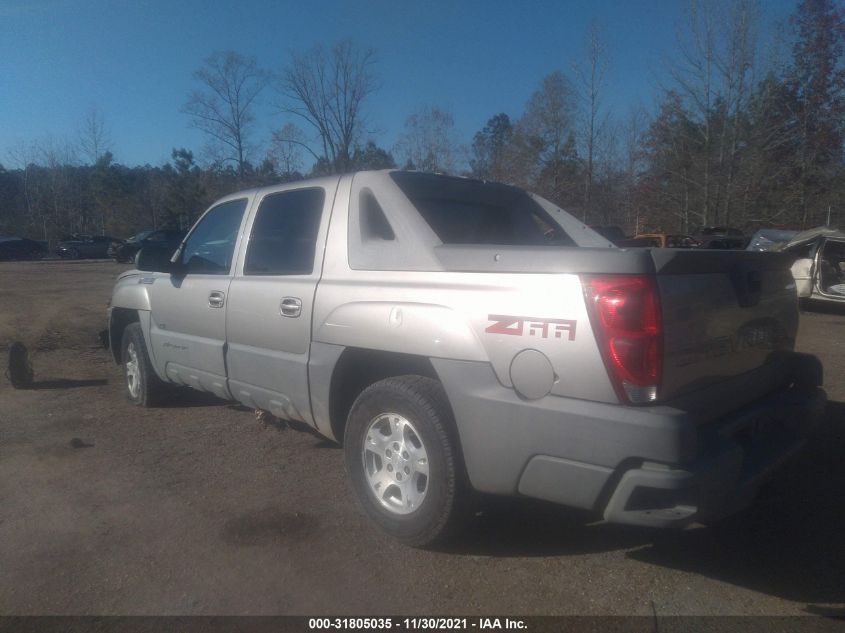 2002 Chevrolet Avalanche VIN: 3GNEC13T32G124293 Lot: 31805035