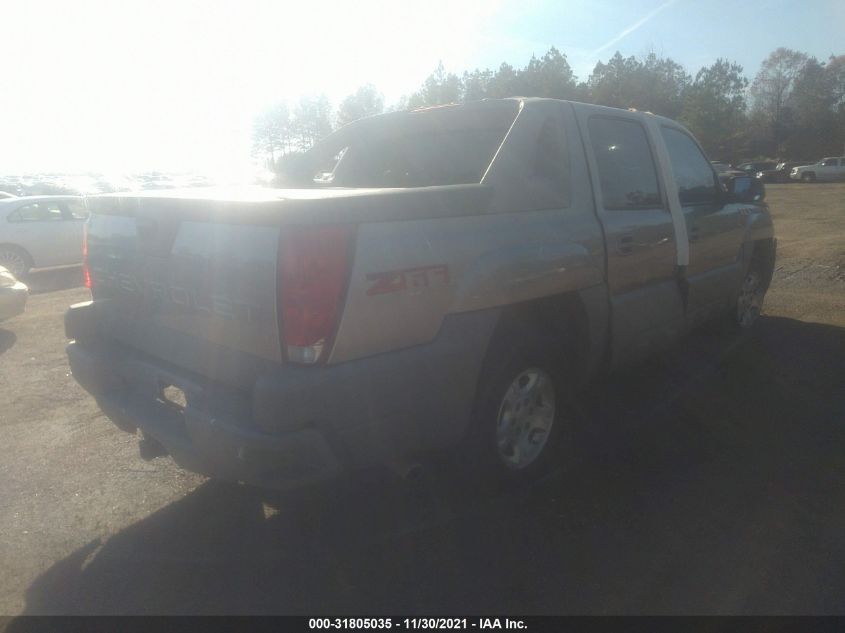 2002 Chevrolet Avalanche VIN: 3GNEC13T32G124293 Lot: 31805035