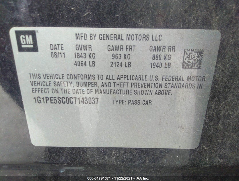 1G1PE5SC0C7143037