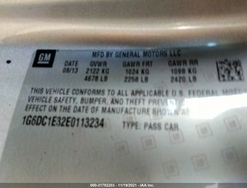 1G6DC1E32E0113234