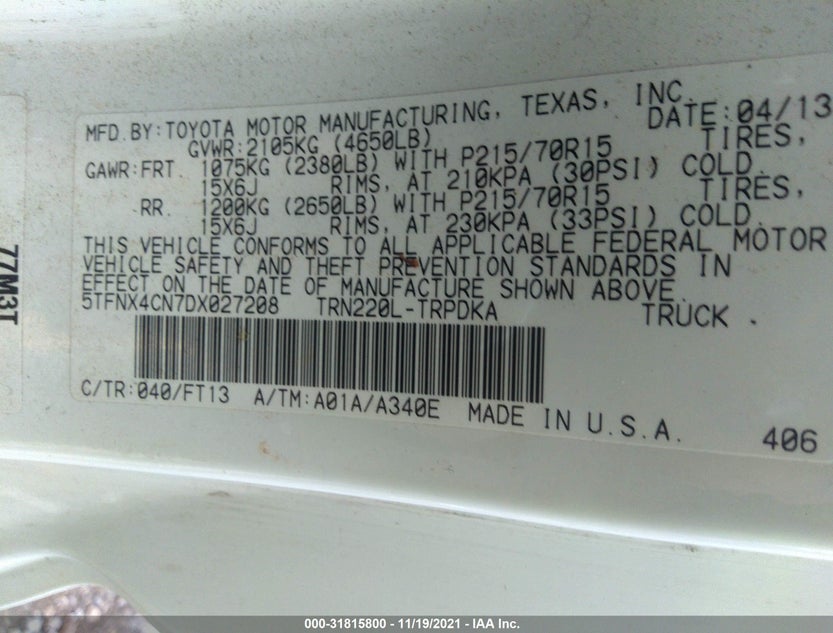 5TFNX4CN7DX027208