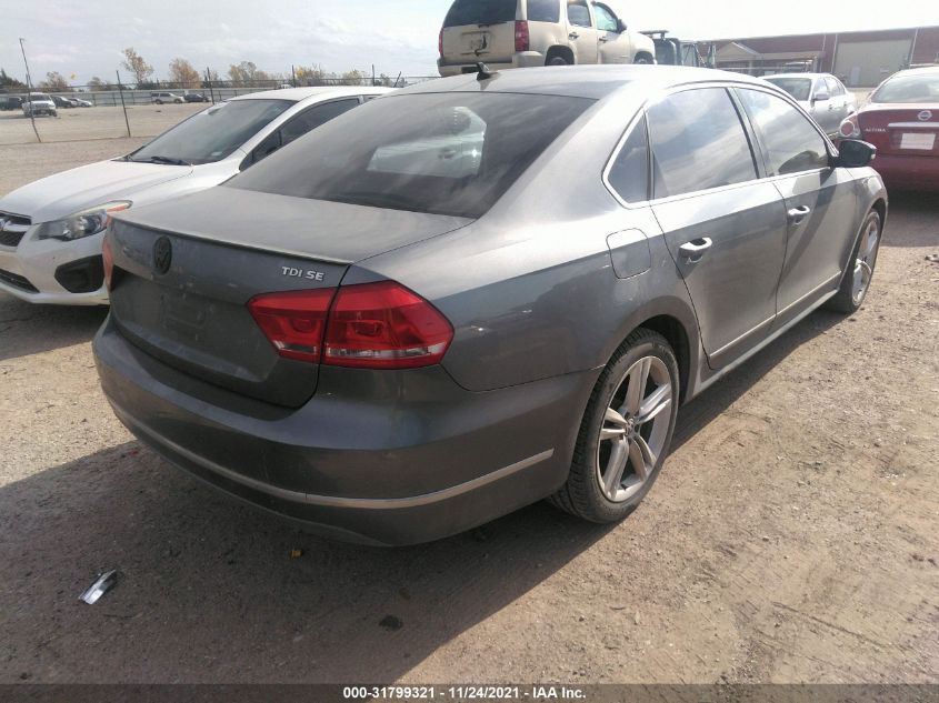 1VWBV7A35FC057603 2015 Volkswagen Passat 2.0L Tdi Se