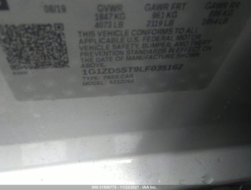 1G1ZD5ST9LF035162