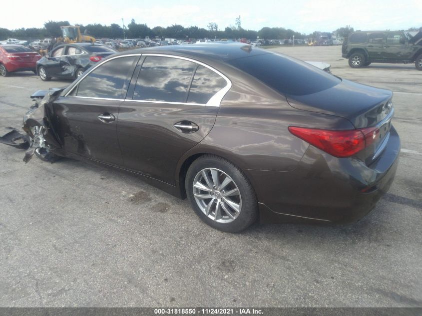 2015 Infiniti Q50 Premium VIN: JN1BV7AP8FM343805 Lot: 31818550