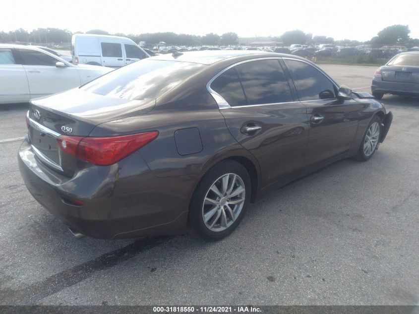 2015 Infiniti Q50 Premium VIN: JN1BV7AP8FM343805 Lot: 31818550