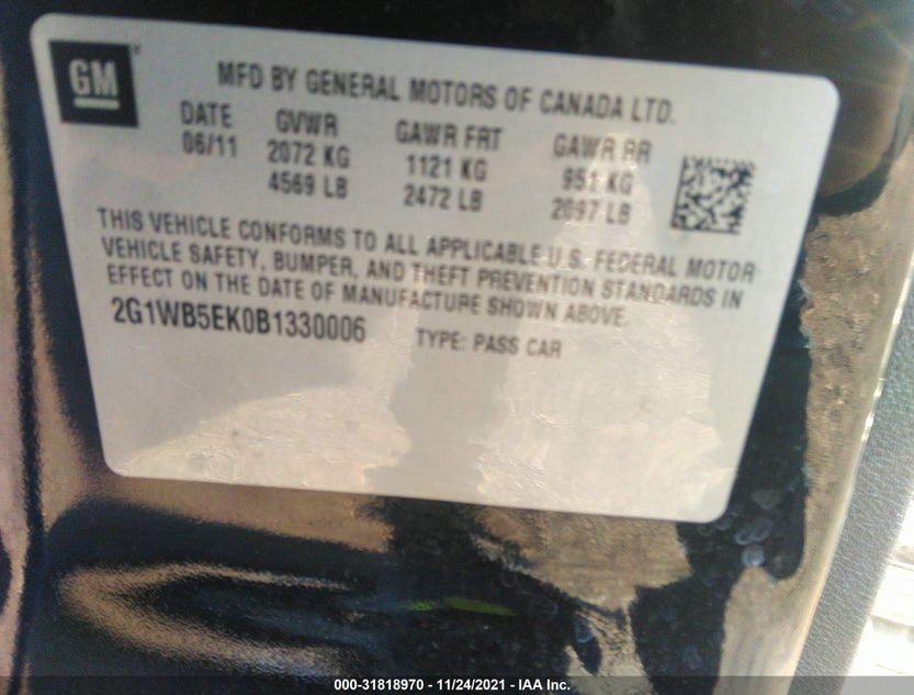 2G1WB5EK0B1330006