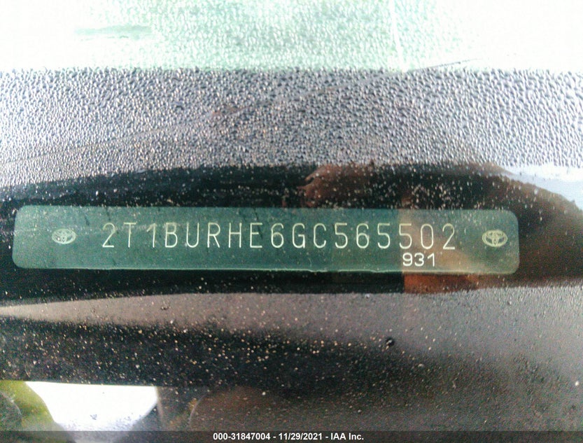 2T1BURHE6GC565502
