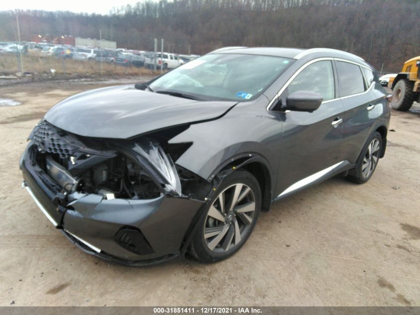 2019 Nissan Murano Sl VIN: 5N1AZ2MS6KN141917 Lot: 31851411