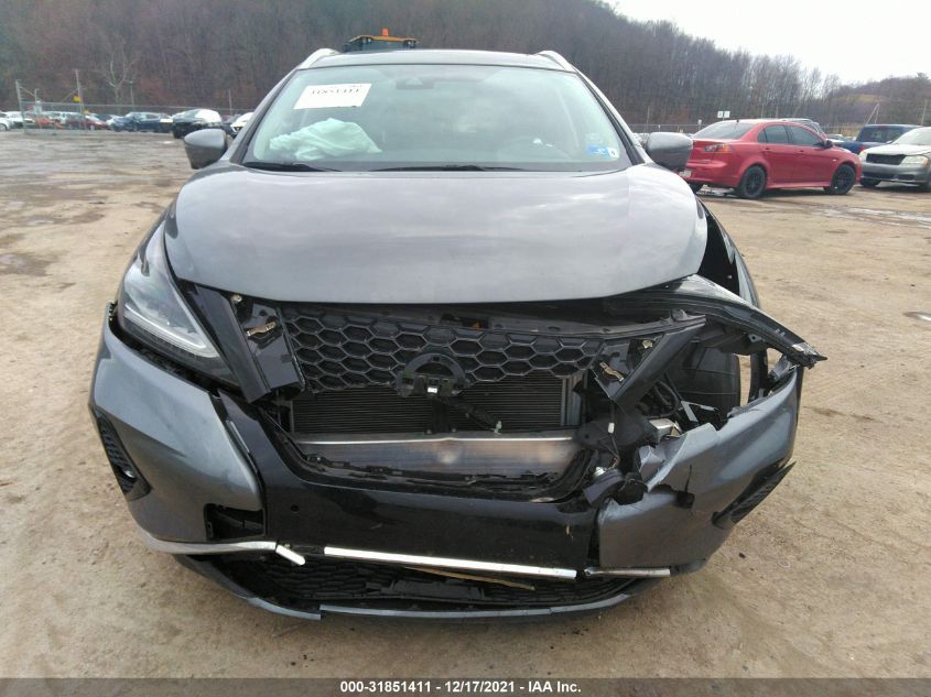 5N1AZ2MS6KN141917 2019 Nissan Murano Sl