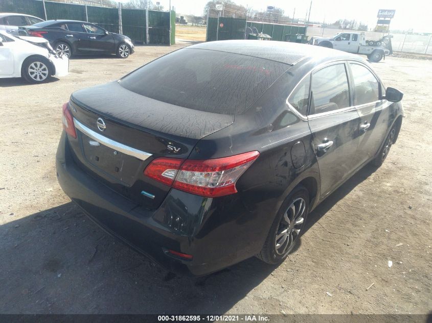 2013 Nissan Sentra Sv VIN: 1N4AB7AP3DN906905 Lot: 31862595