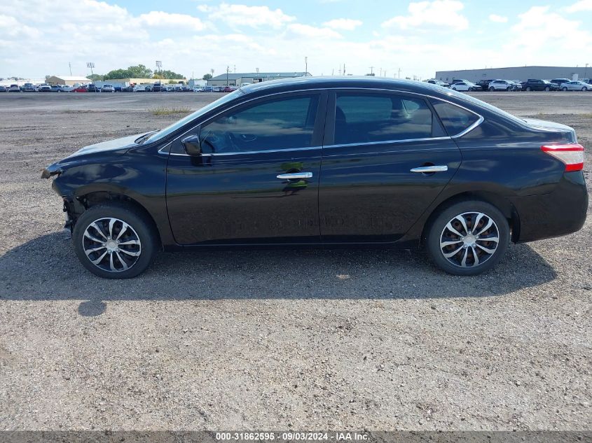 2013 Nissan Sentra Sv VIN: 1N4AB7AP3DN906905 Lot: 31862595