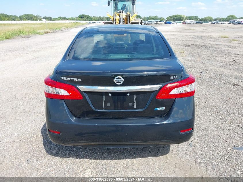 2013 Nissan Sentra Sv VIN: 1N4AB7AP3DN906905 Lot: 31862595