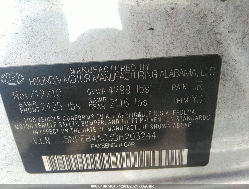 5NPEB4AC3BH203244