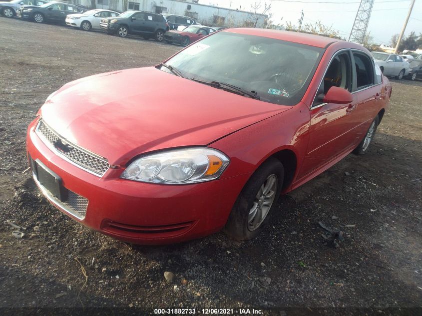 2012 Chevrolet Impala Ls VIN: 2G1WF5E32C1160732 Lot: 31882733