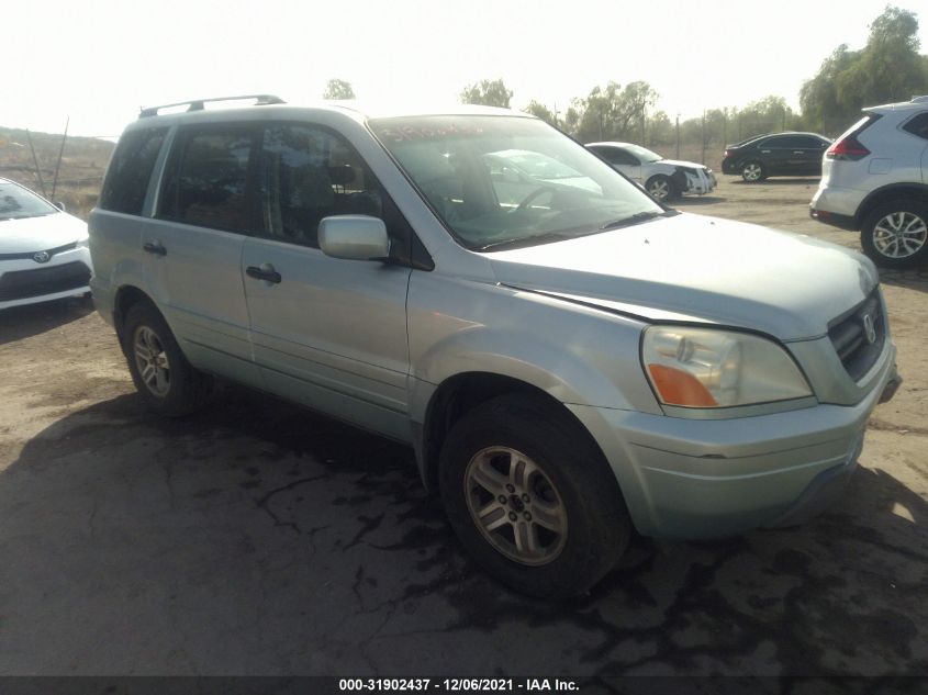 2003 Honda Pilot Ex-L VIN: 2HKYF18573H589997 Lot: 31902437