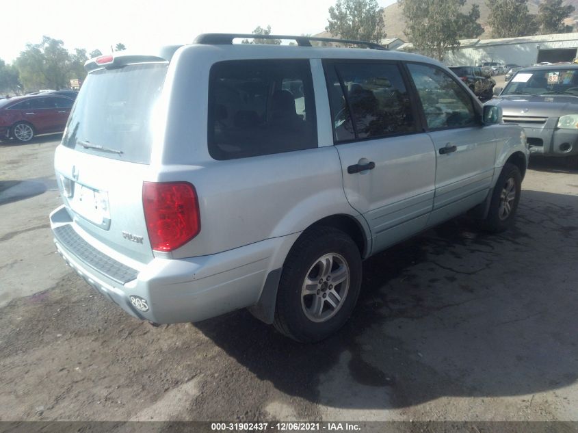 2003 Honda Pilot Ex-L VIN: 2HKYF18573H589997 Lot: 31902437