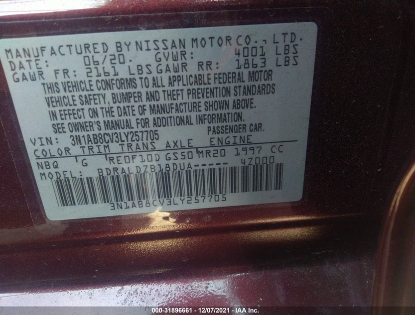 3N1AB8CV3LY257705