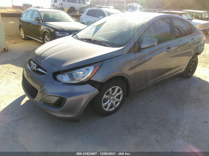 2013 Hyundai Accent Gls VIN: KMHCT4AEXDU495016 Lot: 31923887