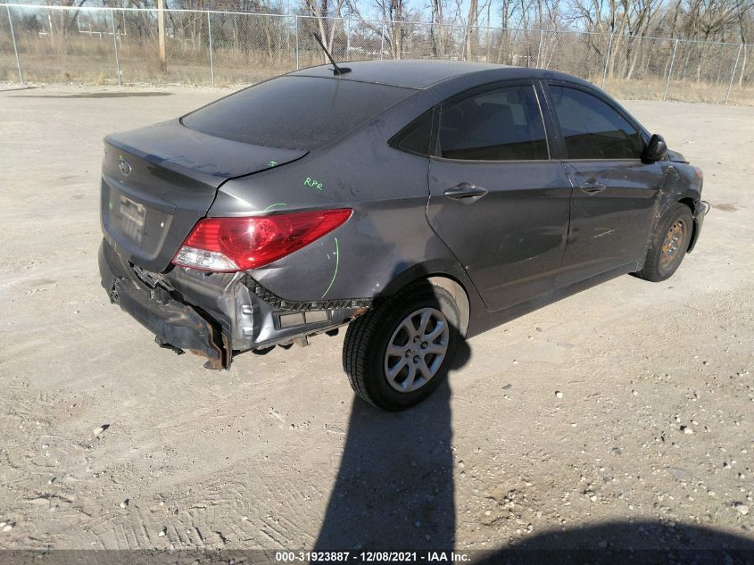 2013 Hyundai Accent Gls VIN: KMHCT4AEXDU495016 Lot: 31923887