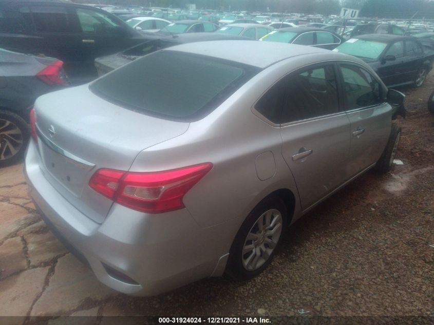 2016 Nissan Sentra S VIN: 3N1AB7AP8GY260653 Lot: 31924024