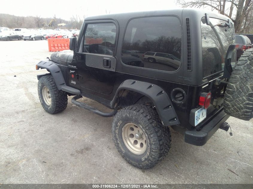 2002 Jeep Wrangler Sport VIN: 1J4FA49S32P707245 Lot: 31906224