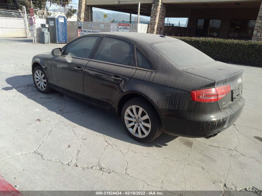 2014 Audi A4 Premium VIN: WAUAFAFL5EA007230 Lot: 31924424